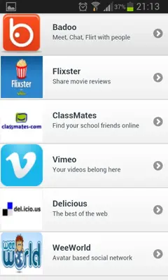 Social Networks android App screenshot 3