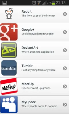 Social Networks android App screenshot 6