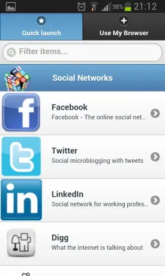 Social Networks android App screenshot 7